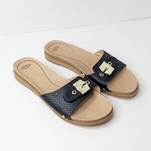 Dr. Scholl's Minimalist Slide Sandals, Black, Women's 9.5